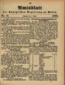 Amtsblatt der Königlichen Regierung zu Posen. 1887.08.02 Nro.31
