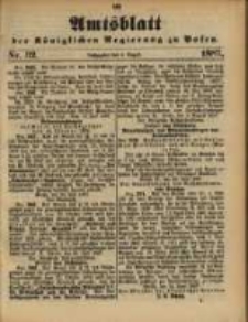 Amtsblatt der Königlichen Regierung zu Posen. 1887.08.09 Nro.32