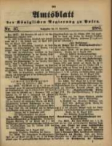 Amtsblatt der Königlichen Regierung zu Posen. 1887.09.13 Nro.37