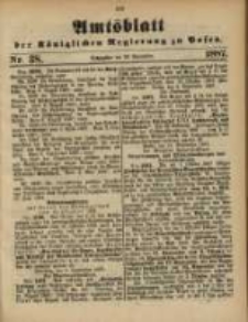 Amtsblatt der Königlichen Regierung zu Posen. 1887.09.20 Nro.38