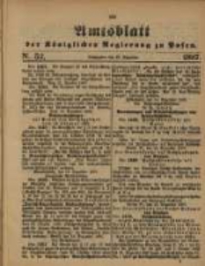 Amtsblatt der Königlichen Regierung zu Posen. 1887.12.27 Nro.52