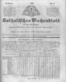 Katholisches Wochenblatt f&uuml;r Leser aller St&auml;nde zun&auml;chst f&uuml;r die Di&ouml;cesen Culm, Ermeland und das Erzbisthum Posen und Gnesen. 1851.01.25 No4