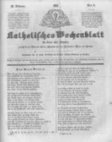 Katholisches Wochenblatt f&uuml;r Leser aller St&auml;nde zun&auml;chst f&uuml;r die Di&ouml;cesen Culm, Ermeland und das Erzbisthum Posen und Gnesen. 1851.02.22 No8
