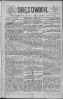 Orędownik: pismo dla spraw politycznych i spółecznych 1895.01.09 R.25 Nr7