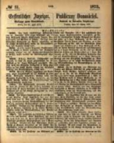Oeffentlicher Anzeiger. 1873.07.30 Nro.31