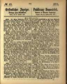 Oeffentlicher Anzeiger. 1873.10.23 Nro.43