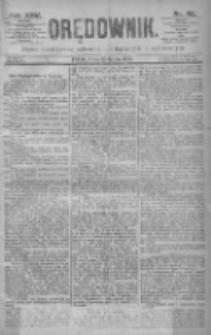 Orędownik: pismo dla spraw politycznych i spółecznych 1895.02.20 R.25 Nr42