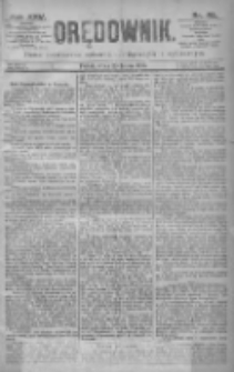 Orędownik: pismo dla spraw politycznych i sp&oacute;łecznych 1895.02.20 R.25 Nr42