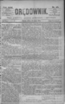 Orędownik: pismo dla spraw politycznych i spółecznych 1895.02.23 R.25 Nr45