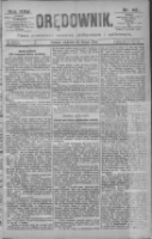 Orędownik: pismo dla spraw politycznych i spółecznych 1895.02.24 R.25 Nr46