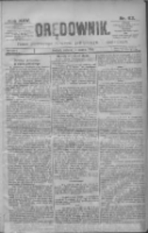 Orędownik: pismo dla spraw politycznych i spółecznych 1895.03.16 R.25 Nr63
