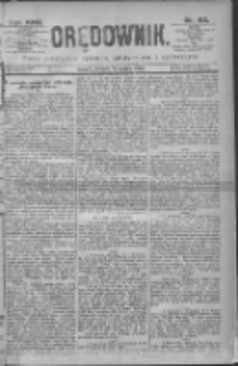 Orędownik: pismo dla spraw politycznych i spółecznych 1895.03.19 R.25 Nr65