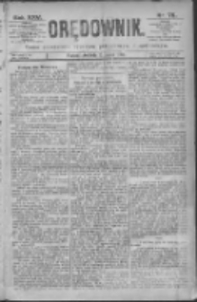 Orędownik: pismo dla spraw politycznych i sp&oacute;łecznych 1895.03.31 R.25 Nr75