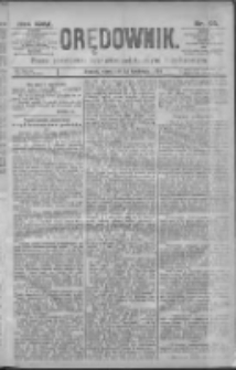Orędownik: pismo dla spraw politycznych i spółecznych 1895.04.25 R.25 Nr95