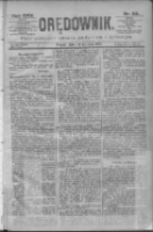 Orędownik: pismo dla spraw politycznych i spółecznych 1895.04.26 R.25 Nr96