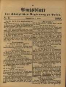 Amtsblatt der Königlichen Regierung zu Posen. 1888.01.17 Nro.3