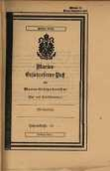 Marine-Ersatzreserve Pass des Marine= Ersatzreferviften …