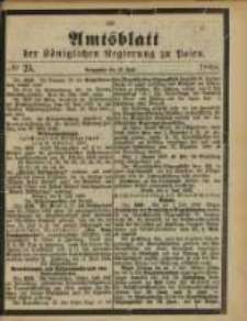 Amtsblatt der Königlichen Regierung zu Posen. 1888.06.19 Nro.25