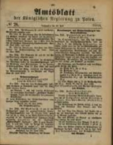 Amtsblatt der Königlichen Regierung zu Posen. 1888.07.10 Nro.28