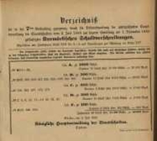 Verzeichniss der in der 7ten ... vom 2. Juli 1888 …am 1. November 1888 … Schuldverschreibungen