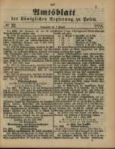Amtsblatt der Königlichen Regierung zu Posen. 1888.08.07 Nro.32