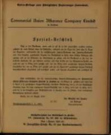 Extra = Beilage zum Königlichen Regierungs – Amtsblatt