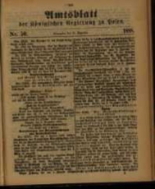 Amtsblatt der Königlichen Regierung zu Posen. 1888.12.11 Nro.50