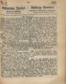 Oeffentlicher Anzeiger. 1871.04.25 Nro.17