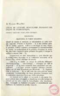 Etude de l'effort musculaire pendant une le&ccedil;on de gymnastique
