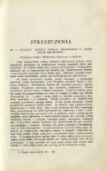 Streszczenia: Przegląd Sportowo-Lekarski 1930.01/02 R.2 Nr1/2