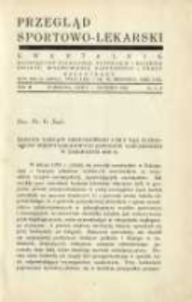 Badania narządu oddechowego i siły rąk uczestników Międzynarodowych zawodów narciarskich w Zakopanem 1929 r.