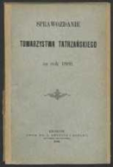 Sprawozdanie Towarzystwa Tatrzańskiego za rok 1888