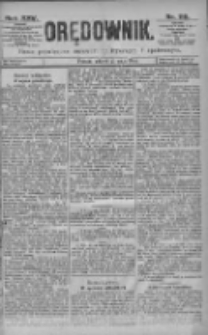 Orędownik: pismo dla spraw politycznych i spółecznych 1895.05.21 R.25 Nr116