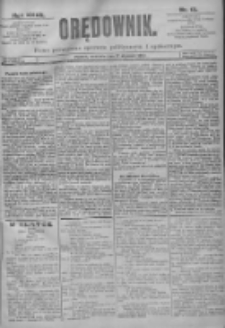 Orędownik: pismo dla spraw politycznych i spółecznych 1897.01.17 R.25 Nr13