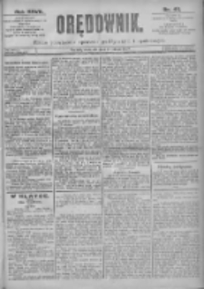 Orędownik: pismo dla spraw politycznych i spółecznych 1897.02.21 R.27 Nr42