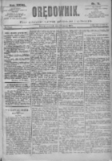 Orędownik: pismo dla spraw politycznych i spółecznych 1897.03.28 R.27 Nr71