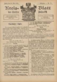 Kreis-Blatt des Kreises Posen-Ost 1894.05.26 Jg.7 Nr21