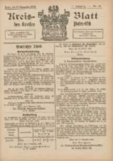 Kreis-Blatt des Kreises Posen-Ost 1894.11.17 Jg.7 Nr46