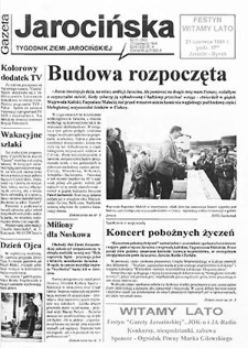 Gazeta Jarocińska 1996.06.21 Nr25(299)