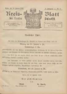Kreis-Blatt des Kreises Posen-Ost 1896.01.18 Jg.9 Nr3