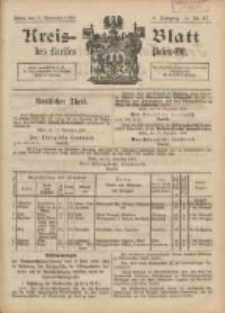 Kreis-Blatt des Kreises Posen-Ost 1896.11.21 Jg.9 Nr47