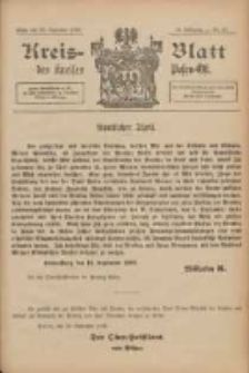 Kreis-Blatt des Kreises Posen-Ost 1902.09.20 Jg.14 Nr40