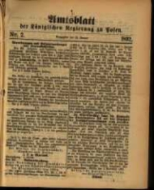 Amtsblatt der Königlichen Regierung zu Posen. 1892.01.12 Nro.2