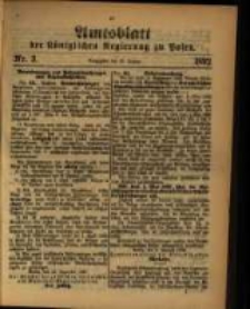 Amtsblatt der Königlichen Regierung zu Posen. 1892.01.19 Nro.3