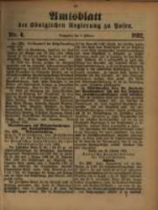 Amtsblatt der Königlichen Regierung zu Posen. 1892.02.09 Nro.6
