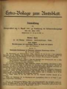 Extra = Beilage zum Amtsblatt