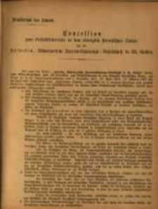 Concession zum Geschäftsbetriebe in den Königlich Preußischen Staate für die Helvetia, Schweizerische Feuerversicherungs = Gesellschaft in St. Gallen