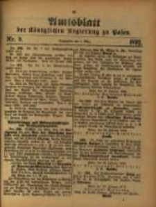 Amtsblatt der Königlichen Regierung zu Posen. 1892.03.01 Nro.9