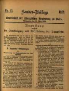 Sonder_Beilage zum Amtsblatt der Königlichen Regierung zu Posen