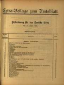 Extra = Beilage zum Amtsblatt